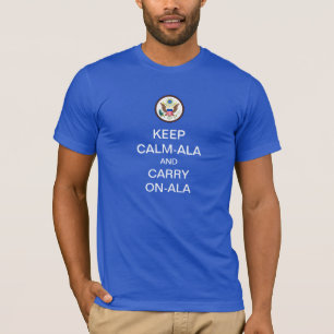 HOUD KALM-ALA EN DRAAG ON-ALA Cool Inauguratie T-shirt