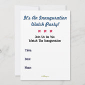 HOUD KALM-ALA EN DRAAG ON-ALA Inauguratie Kaart (Achterkant)