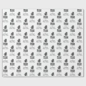 Houd kalm Celebrate Ram Year Wrapping Paper Cadeaupapier (Vlak)