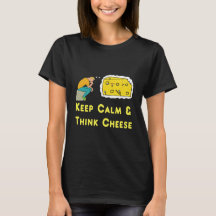 Houd kalm Cheese Pun