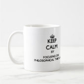 Houd kalm door zich te concentreren op Filosofisch Koffiemok (Links)