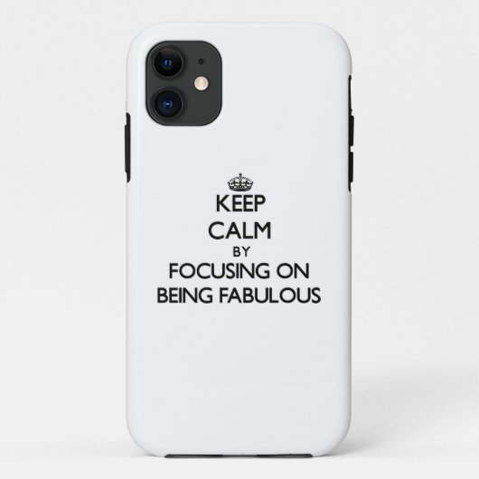 Houd kalm door zich te richten op het verbluffend Case-Mate iPhone case (Achterkant)