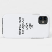 Houd kalm door zich te richten op het verbluffend Case-Mate iPhone case (Achterkant (horizontaal))