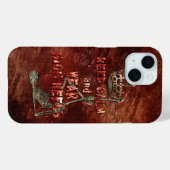 Houd kalm Draag hoge hakken HORROR Case-Mate iPhone Case (Achterkant (horizontaal))