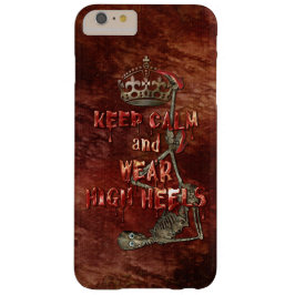 Houd kalm Draag hoge hakken HORROR iPhone 15 Case