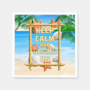 Houd Kalm en Aloha Servetten