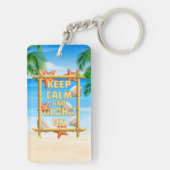 Houd Kalm en Aloha Sleutelhanger (achterkant)
