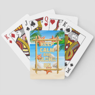 Houd Kalm en Aloha Speelkaarten