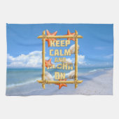 Houd Kalm en Aloha Theedoek (Horizontaal)