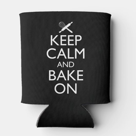Houd kalm en bake aan blikjeskoeler (Achterkant)