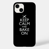Houd kalm en bake aan Case-Mate iPhone case (Achterkant)