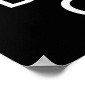 Houd kalm en bake aan poster (Hoek)