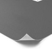 Houd kalm en bake op Poster afdrukken (Hoek)