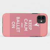 Houd kalm en ballet in de iPhone-zaak Case-Mate iPhone Case (Achterkant (horizontaal))