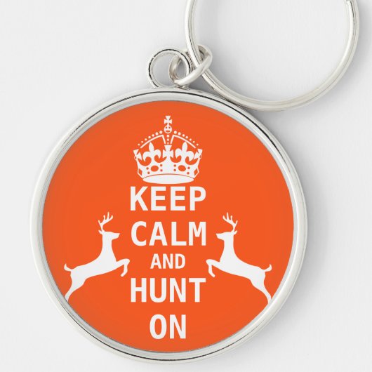 Houd Kalm en BEDRAG aan Sleutelhanger (Voorkant)