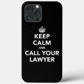 Houd kalm en bel uw advocaat Case-Mate iPhone case (Achterkant)