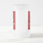 Houd kalm en bel uw advocaat matglas bierpul (Center)