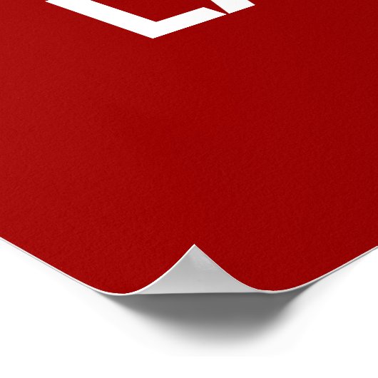 Houd kalm en bel uw advocaat poster (Hoek)