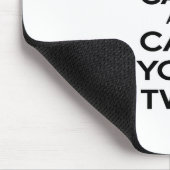 Houd kalm en bel uw Twin Muismat (Hoek)