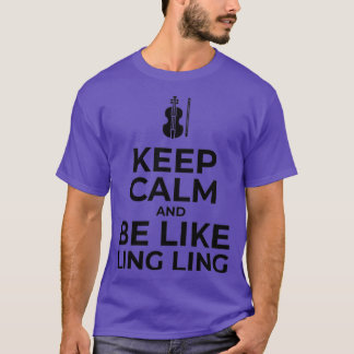 Houd kalm en ben als Ling Ling Ling 40 uur T-shirt
