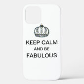 "HOUD KALM EN BEN FABULOUS!" Case-Mate iPhone CASE (Achterkant)