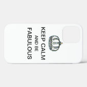 "HOUD KALM EN BEN FABULOUS!" Case-Mate iPhone CASE (Achterkant (horizontaal))