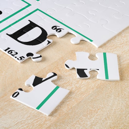 Houd kalm en ben Nerdy giften Legpuzzel (Zijkant)