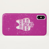 Houd kalm en beug uw tandarts Case-Mate iPhone case (Achterkant (horizontaal))
