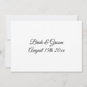 Houd kalm en bewaar de datum trouwkaarten save the date (Achterkant)