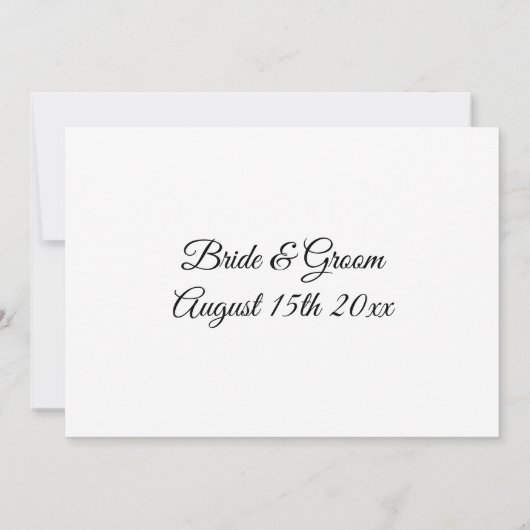 Houd kalm en bewaar de datum trouwkaarten save the date (Achterkant)