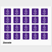 Houd kalm en blaast op stickers (Vel)