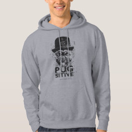 Houd kalm en blijf pugsitief hoodie