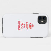 Houd kalm en blijf sparen Case-Mate iPhone case (Achterkant (horizontaal))