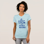 Houd kalm en blijf verankerd t-shirt (Voorkant volledig)