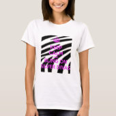 Houd kalm en bling op zilver divas t-shirt (Voorkant)