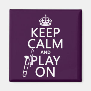 Houd Kalm en Bot aan (Trombone) (om het even welke Magneet