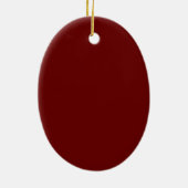 Houd kalm en Bowl op aangepast ornament (Achterkant)