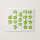 Houd kalm en code op softwareontwikkelaarscabine legpuzzel (Horizontaal)