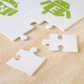 Houd kalm en code op softwareontwikkelaarscabine legpuzzel (Zijkant)