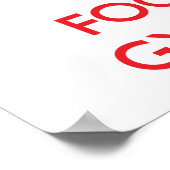 Houd kalm en concentreer je op Gymnastiek Poster (Hoek)