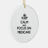 Houd kalm en concentreer je op Medicare Keramisch Ornament (Rechts)