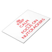 Houd kalm en concentreer je op Nutcrackers Notitieblok (Schuin)