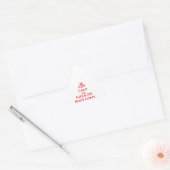 Houd kalm en concentreer je op Peace Corps Sticker (Envelop)