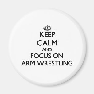 Houd kalm en concentreer je op Wrestling Magneet