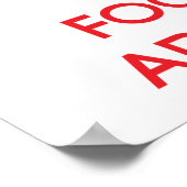 Houd kalm en concentreer me op ADMIRATIE Poster (Hoek)