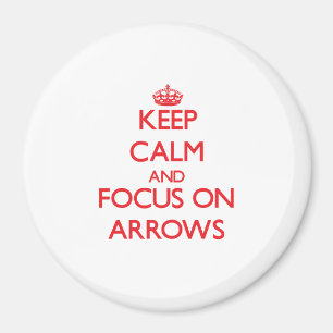 Houd kalm en concentreer me op ARROWS Magneet