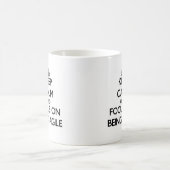 Houd kalm en concentreer me op behendig zijn magische mok (Center)