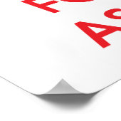 Houd kalm en concentreer me op BEOORDELING Poster (Hoek)