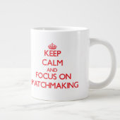 Houd kalm en concentreer me op het Aanpassen Grote Koffiekop (Rechts)