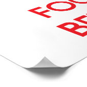 Houd kalm en concentreer me op het zijn Agile Poster (Hoek)